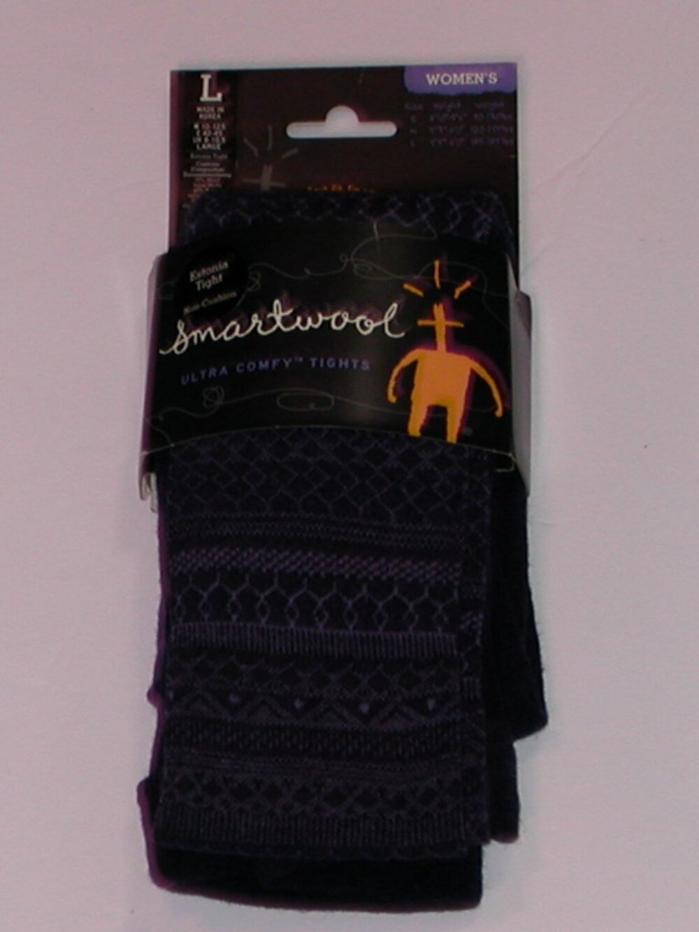 SmartWool Estonia Tights Women's Size Large NWT Imperial Purple
